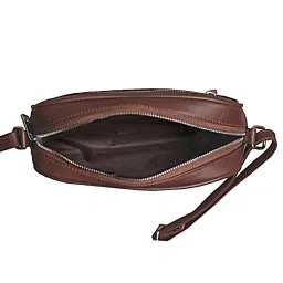 ZOUK White Printed Small Cross Body Bag image 4