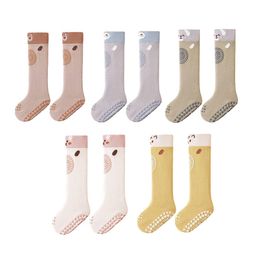 SYGA Pair Of 5 Kids Patterned Above Knee Cotton Socks-image-67