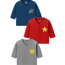 KidBee Infants Pack Of 3 Printed Cotton Breathable Jhablas 1010-PL-JFS-3PC-A-picture-21