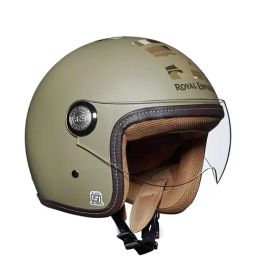 Royal Enfield Chopper Open Face MLG Helmet Desert Storm M-image-80