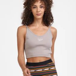 Reebok Classics Grey Crop Top-image-1