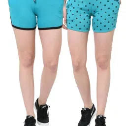 Vimal Jonney Multicolor Print Shorts Pack of 2-9