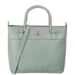 Mochi Grey Quilted Medium Handbag-20