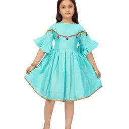 Aarika Kids Firozi Regular Fit Dress-image-92