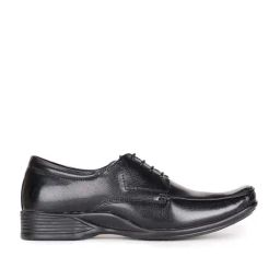 Bata Men's Pitch Black Derby Shoes-image-9