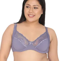 Curvy Love Violet Under-Wired Non Padded Plunge Bra-picture-35