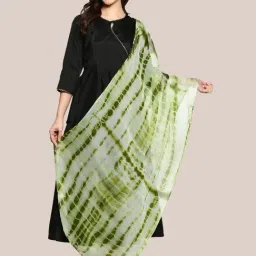 Dupatta Bazaar Olive Tie & Dye Dupatta-image-79
