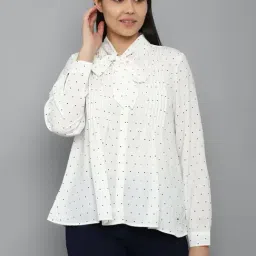 Allen Solly White Printed Shirt-image-53