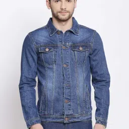 High Star Blue Regular Fit Denim Jacket-42