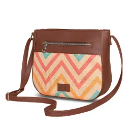 ZOUK Multicolor Printed Small Cross Body Bag image 3
