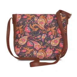 ZOUK Multicolor Printed Small Cross Body Bag image 1