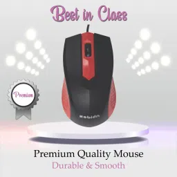 Zebion K500 Wired USB Desktop Keyboard, Swag Wired Mouse & Pronto 101 USB Hub (Black) image 4