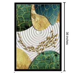 999Store Multicolor Canvas Modern Abstract Koi Fish Art Canvas Painting image 4