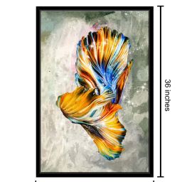 999Store Multicolor Canvas Koi Fish Feng Shui Canvas Painting image 4