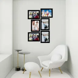 eCraftIndia Memory Wall Collage Photo Frame - Set of 6 Photo Frames for 6 Photos of 6'x8' image 2