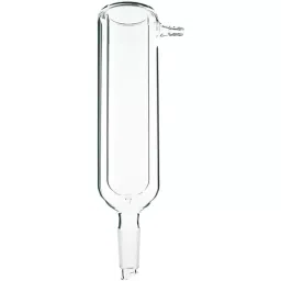 ABGIL Condenser Dewar Type with Side Upper Hose Connection Transparent Borosilicate Glass 150 mm Length and B24 Cone, CD-155-02-34