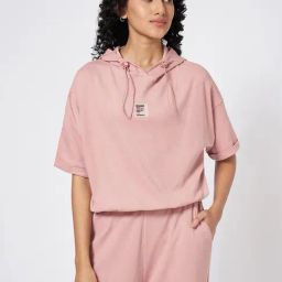 Ajile By Pantaloons Purple Cotton Loose Fit Tops And Tees-image-19