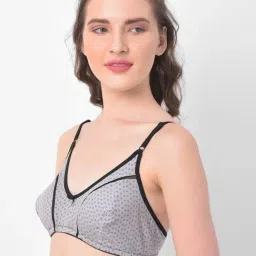 Clovia Grey Non Wired Non Padded Full Coverage Bra image 3