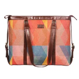 ZOUK Multicolor Printed Large Handbag image 1