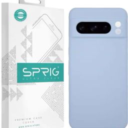 Sprig Liquid Silicone Back Cover for GOOGLE PIXEL 8 PRO (Blue)-image-91