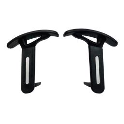 Modern India Seating Polypropylene Free Size Black Chair Sonic Handle, MISP6 (Set of 2)-39