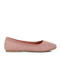 London Rag Women's Pink Flat Ballets-image-35
