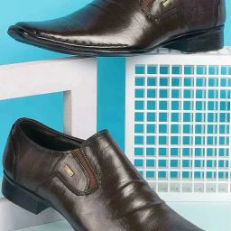 Mochi Men's Brown Formal Loafers-image-43