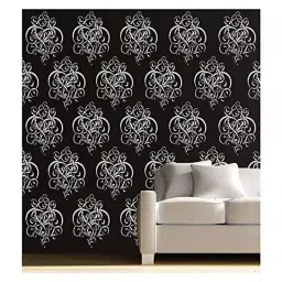 Kayra Decor Damask 16x24 Inch Wall Design Stencil Painting KHS256-image-99