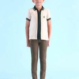 U.S. Polo Assn. Boys Beige Cotton Polos-image-69