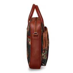 ZOUK Green Printed 15 inch Laptop Bag image 5