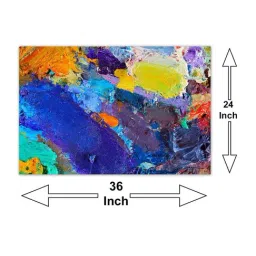 999store Multicolor Different Colors And Saturation Canvas Painting image 5