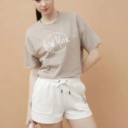 Kappa Beige Cotton Regular Fit T-Shirt-picture-15