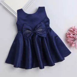 The Magic Wand Kids Navy Applique Dress-image-47