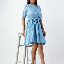 Anouk Rustic Women Cotton Printed Fit & Flare Dress-image-14