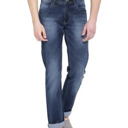 Duke Blue Lightly Washed Jeans-image-19