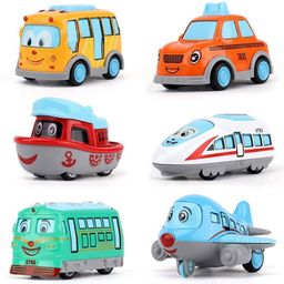 NEGOCIO QMetal Cars Team Toys for Kids Die-Cast Pull Back Action car Set Pack of 6 Modes of Transport Metal Friction Powered Car Toy Set - Multicolour-26