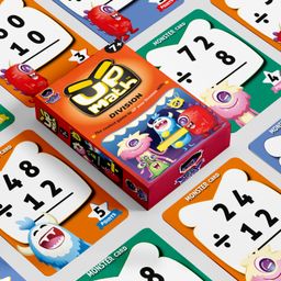 Yuka Champs Upmath Division Monster Catching Division Game Flash Cards - 135 Cards-17