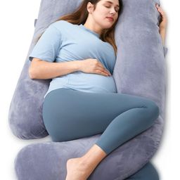 Pumpum U Shape Hollow Fiber Maternity Pillow ,Grey-image-66