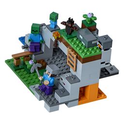 NEGOCIO DIY Minecraft the Zombie Cave 253 Pieces Building Kit Puzzle Toy (Color May Vary )-0