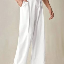 Next One Men Smart Loose Fit Mid-Rise Trousers-image-84