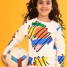 Anthrilo Girls Printed Sweatshirt-image-63