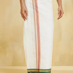 Fabindia Men Cotton Dhoti-image-42