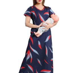 LIFE-TALE Women Red Satin Nightdress-image-29