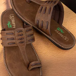 SOFTY VEGEN Men Ethnic Comfort Sandals-image-36
