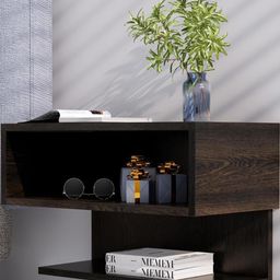 HEXA RED Brown Engineered Wood Bedside Table-image-94
