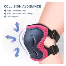 Jaspo Sx 4 Ultra Protective Set for Skating, Cycling Helmet Set with Knee Pads Elbow Pads Wrist Guards, Adjustable Helmet, Protective Gear Set for Bicycle Roller Skating Skateboarding (S,Pink) image 5