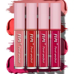 FOPE Set Of 4 Pout Perfect Long Lasting Liquid Lipstick - 4 ml Each-14