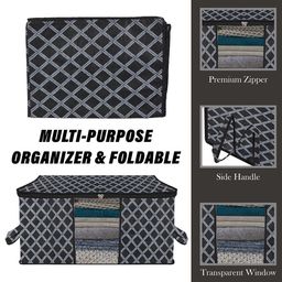 Kuber Industries Black Set of 2 Regular Swab Storage Organisers image 2