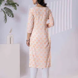 HERE&NOW Women Geometric Embroidered Kurta-picture-24