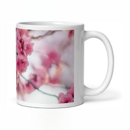 Mr UVD White & Pink Printed Ceramic Glossy Mugs Set of Cups and Mugs-image-33
